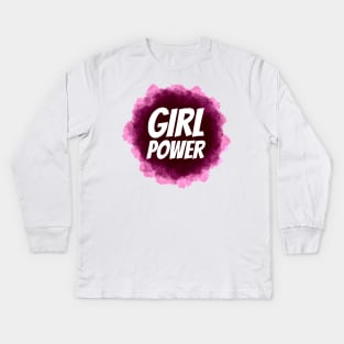 Girl Power Kids Long Sleeve T-Shirt